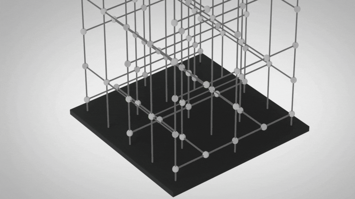 error corrected computation with measurements using the RHG lattice